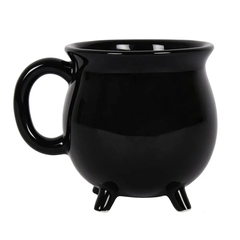 Black Halloween Cauldron Mug