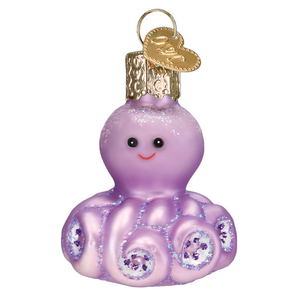 Mini Purple Octopus Ornament