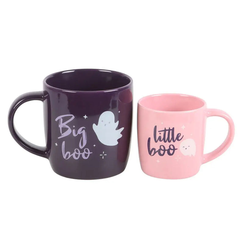 Big Boo Little Boo Halloween Family Mug Set