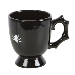 Gothic Halloween Black Spider Teacup