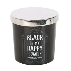 Gothic Black Is My Happy Colour Opium Candle