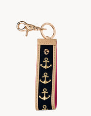 Navy Grab-n-Go Keychain Anchor