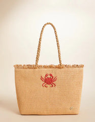 Woven Tote Hamilton Crab