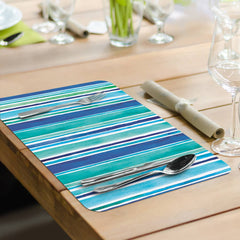 Chairs By The Sea Reversible Rectangular Plastic Placemat
