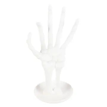 Gothic Halloween Skeleton Hand Jewelry Holder