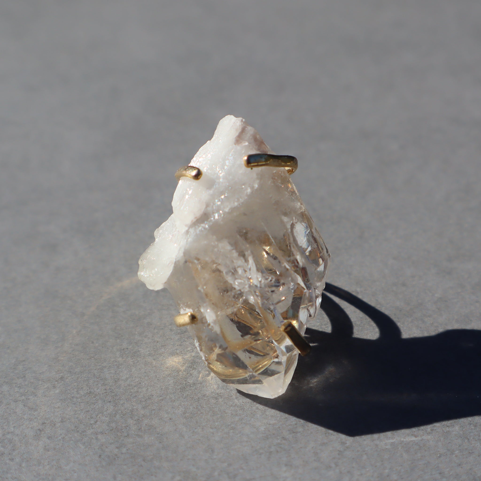 White Quartz Ring | Loving Coastal Living