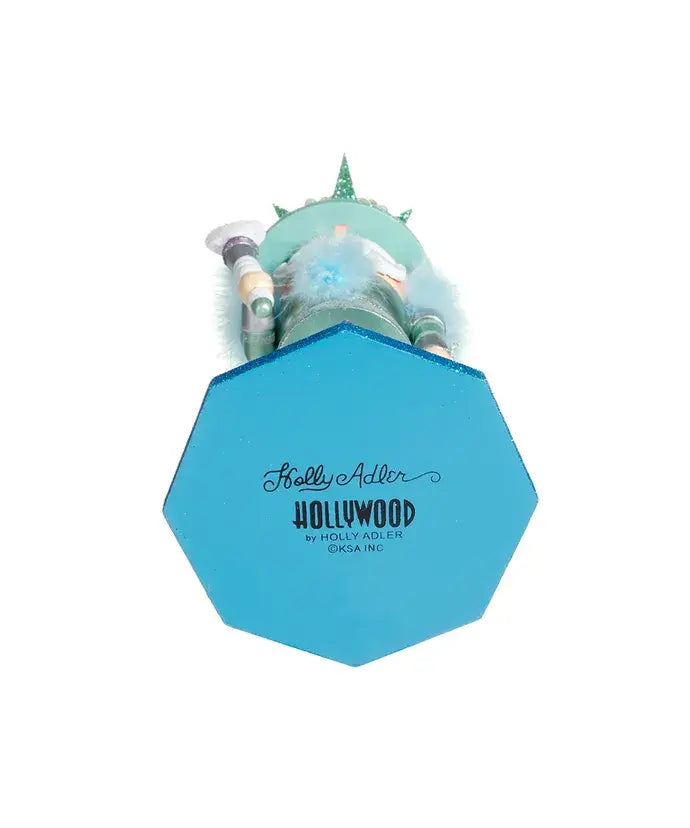 Bottom view of mermaid king nutcracker