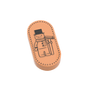 Pressed Penny - Snowman - Custom Printed 1x2 Tile - Made Using LEGO® Parts
