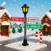 Candy Cane Ln Street Sign - Custom Printed 1x4 Tile - Made with LEGO® Parts
