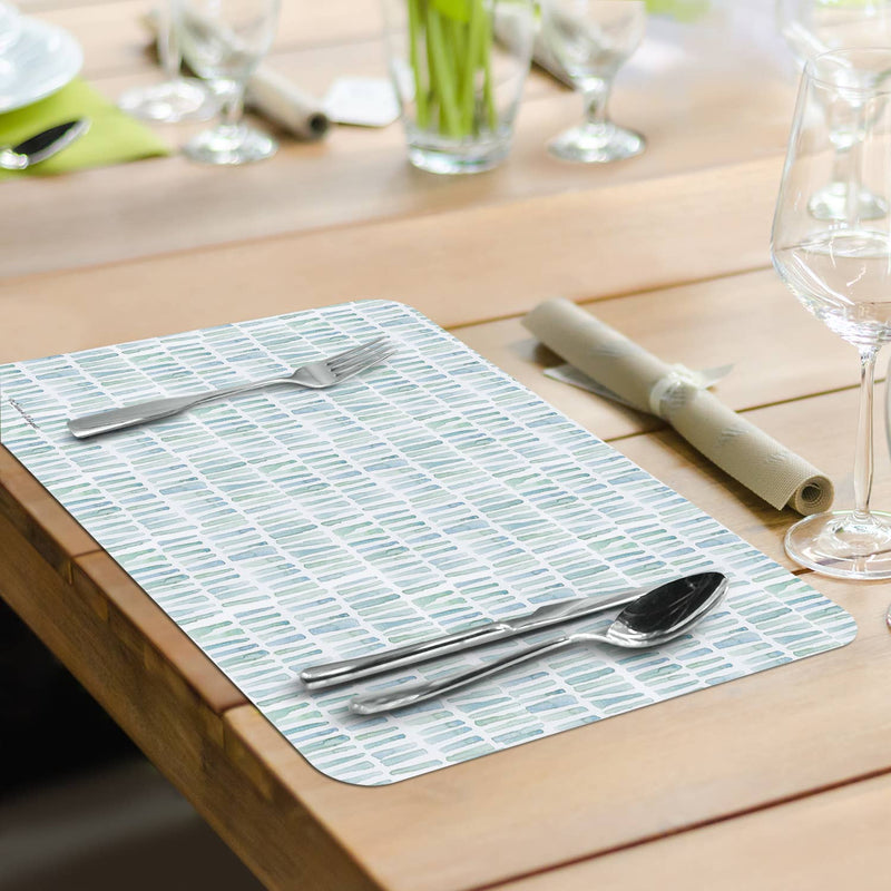 Coastal Sanctuary Reversible Rectangular Placemat – BPA-Free, Made in USA, Easy to Clean
