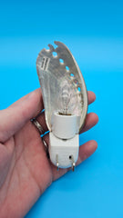 Brown Donkey Ear shell night light – coastal home décor collectible