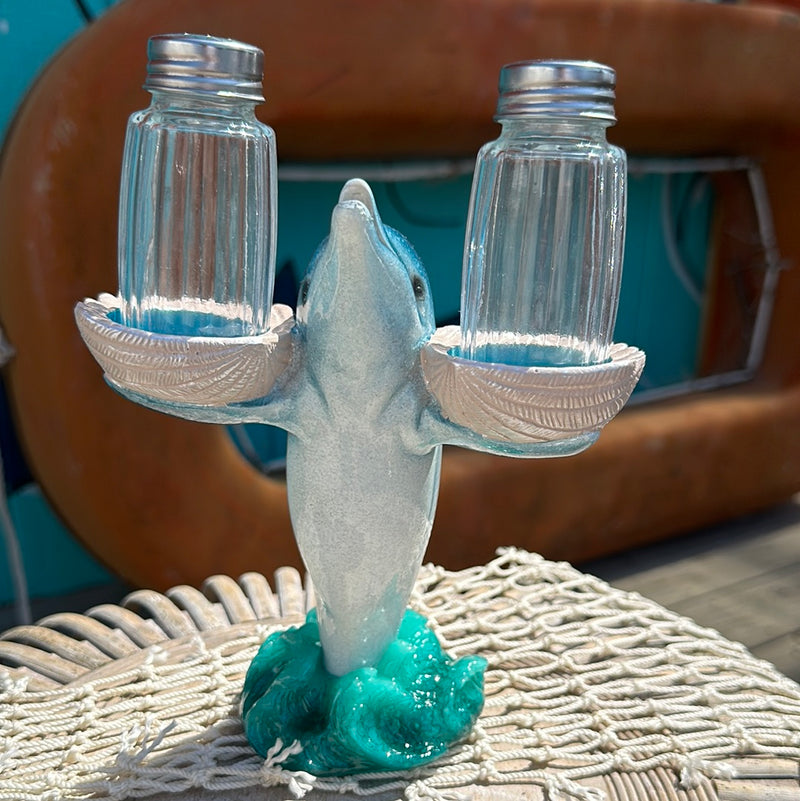 Standing Dolphin Salt & Pepper Shakers