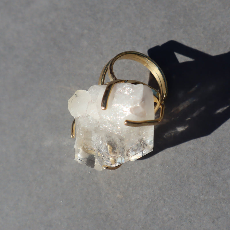 White Quartz Ring | Loving Coastal Living
