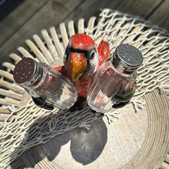 Red Parrot Salt & Pepper Shakers