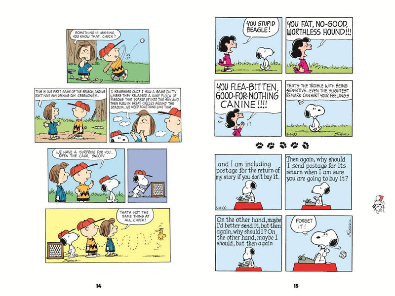 Comic strip with multiple panels featuring characters and text