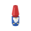 Blue Garden Gnome - Custom Printed - Made Using LEGO® Parts