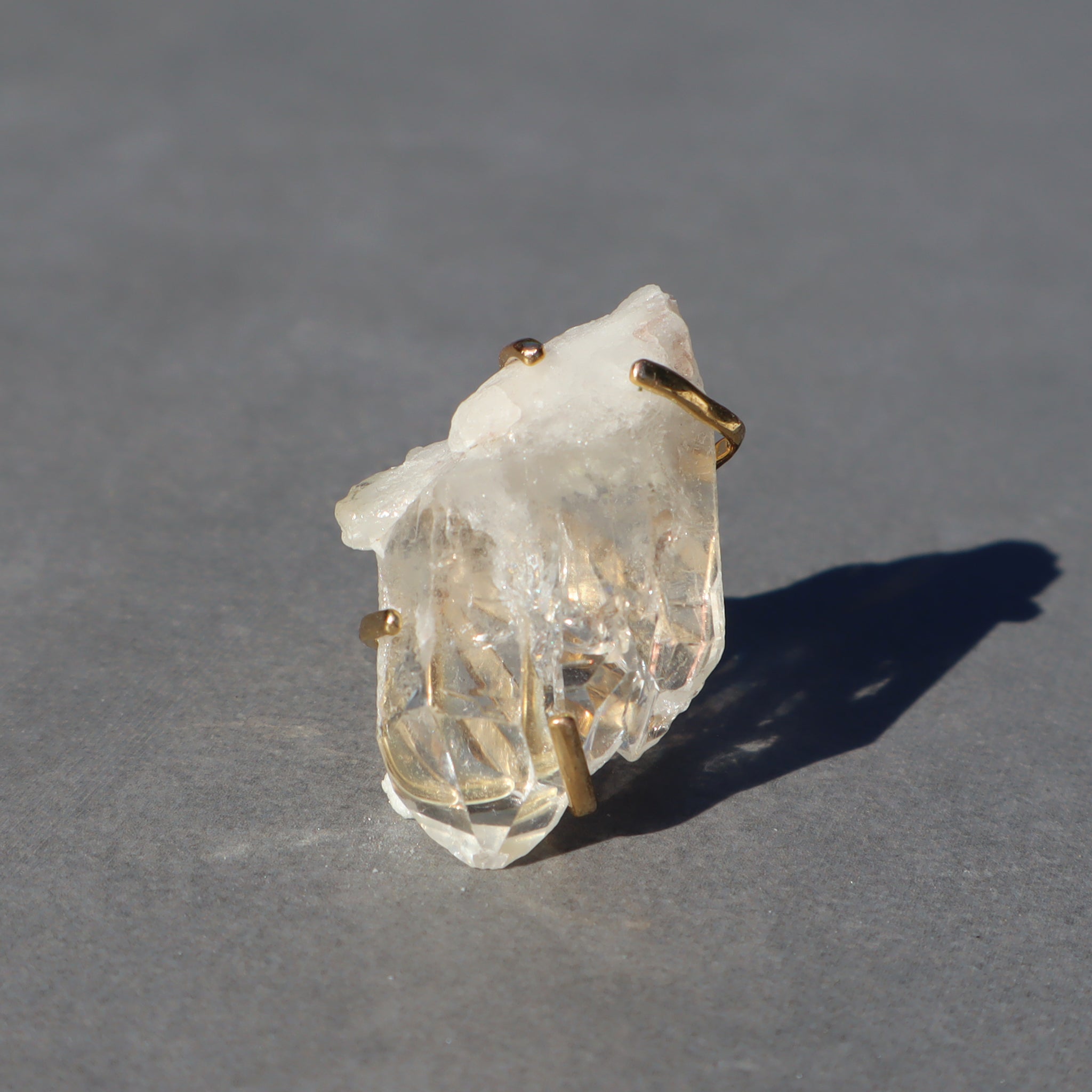 White Quartz Ring | Loving Coastal Living