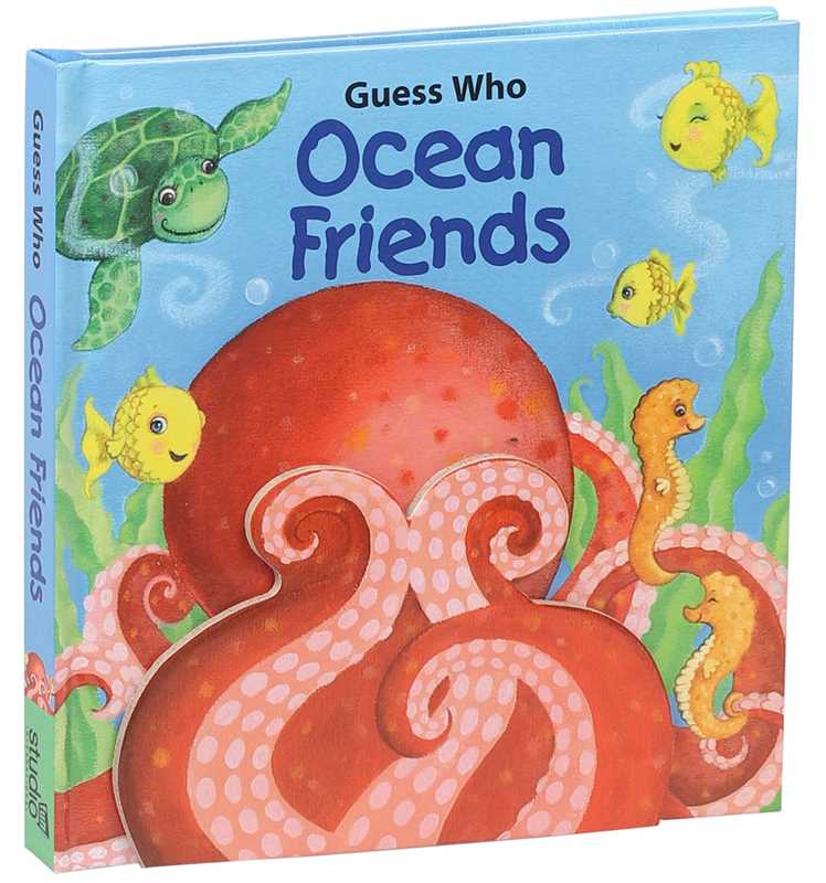 Book cover of 'Ocean Friends' with an octopus, fish, and turtle illustration on a blue background.