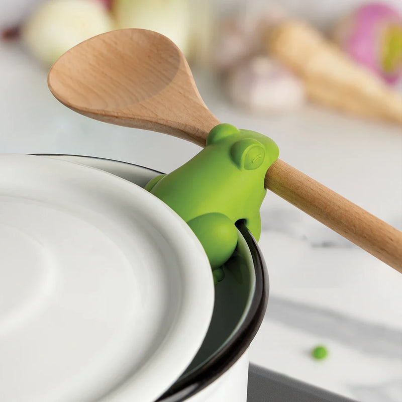 HopTop- Froggy Spoon Rest | Loving Coastal Living