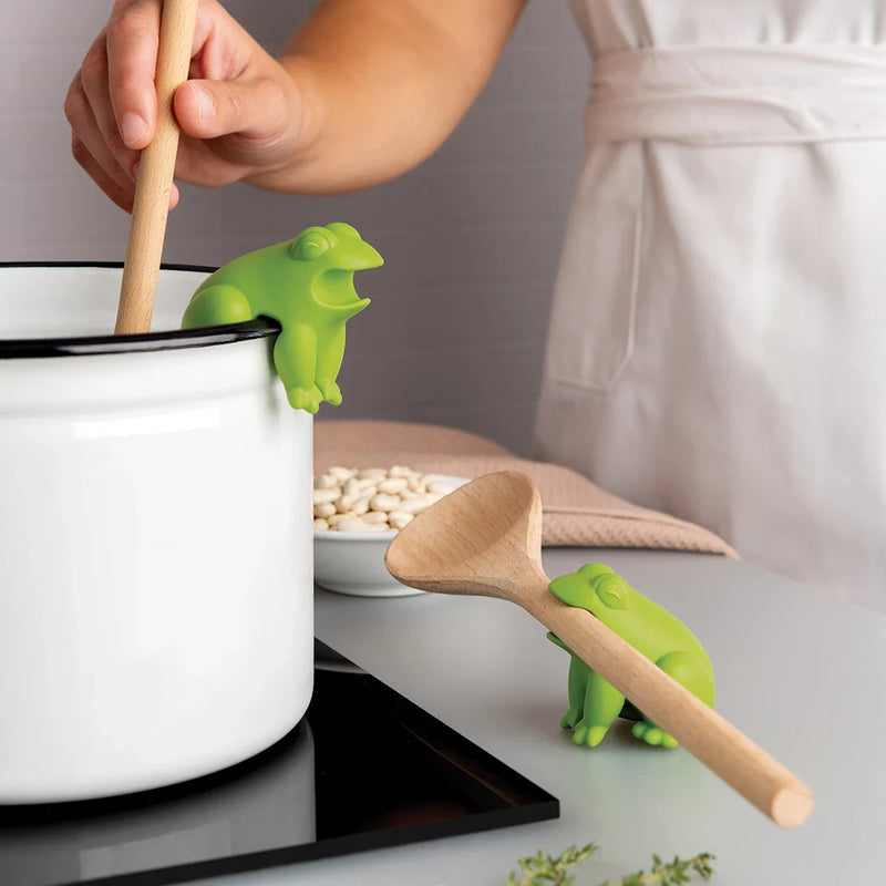 HopTop- Froggy Spoon Rest | Loving Coastal Living