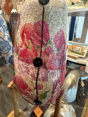 Carved Wooden Duck Decoupaged Outfit