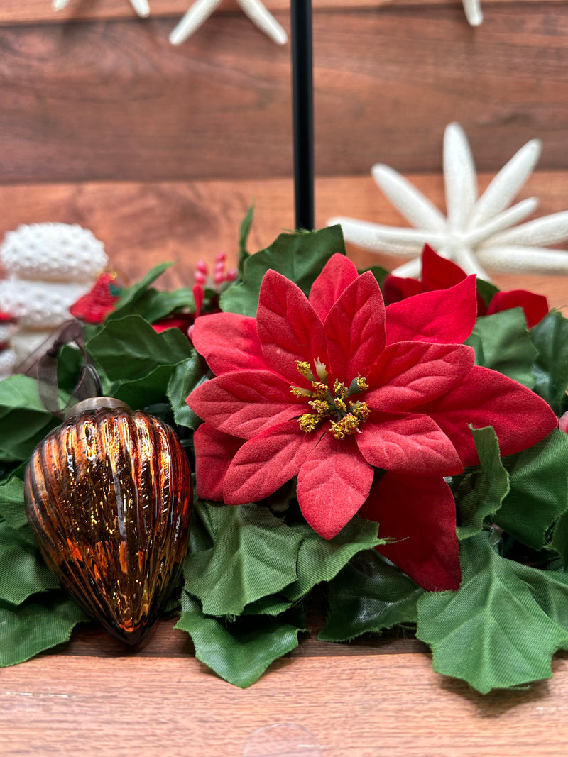 2" Russet Glass Pinecone Hanging Glass Christmas Ornament