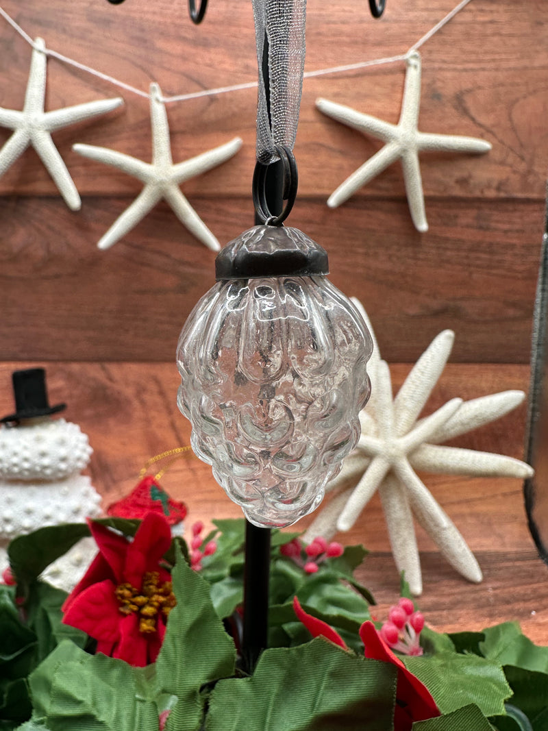 Small Mixed Design 1" Clear Luster Baubles