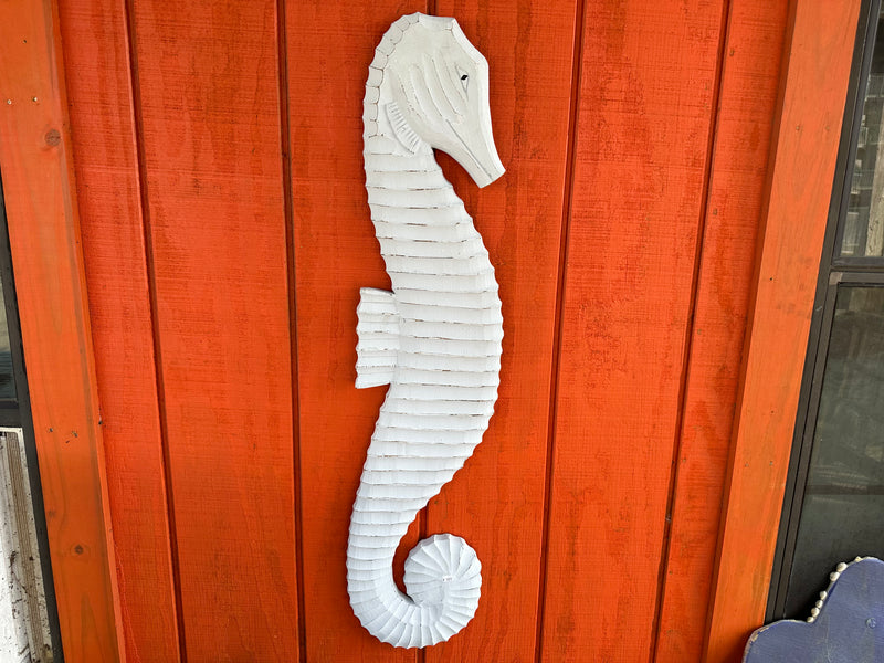 Wall Hanging Wooden Seahorse - 3 Colors