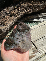 Natural Amethyst Cluster Crystal – Raw Purple Quartz Geode (4.7x3.5x1.8