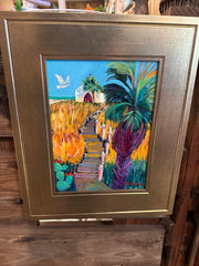 Betty Shamel – “Chapel in The Dunes” Acrylic Painting