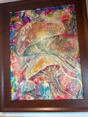 Verlene Beckwith – “I Spy Jellyfish” Acrylic Pour Painting
