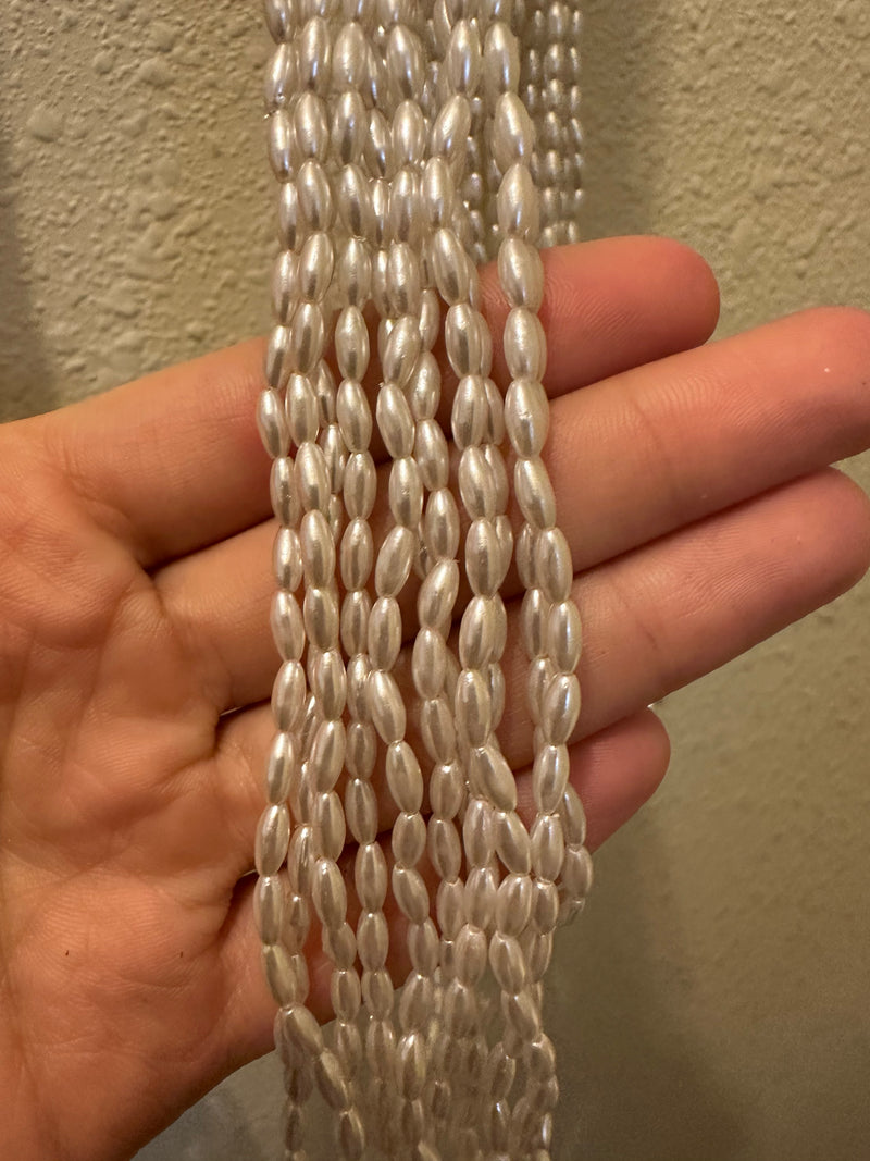 Vintage String of 3 to 6mm Pearls – 58 Inches for Crafting, Jewelry Making, or Garland