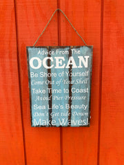 Advice From The Ocean Sign