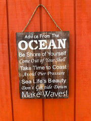 Advice From The Ocean Sign