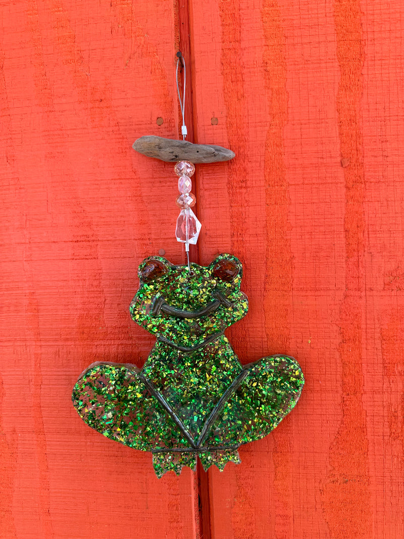 Frog Resin Sun Catcher