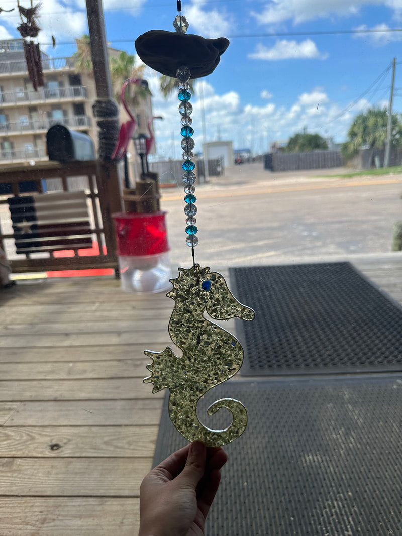 Sea Horse Resin Sun Catcher