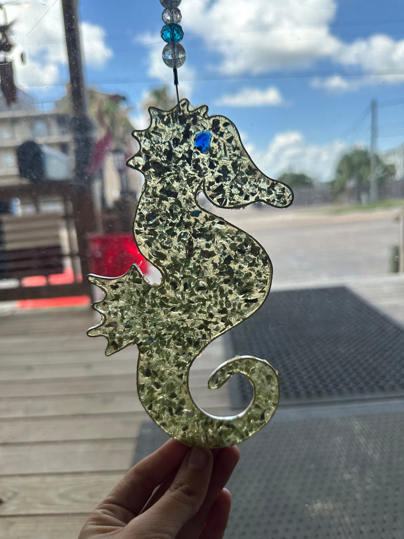 Sea Horse Resin Sun Catcher