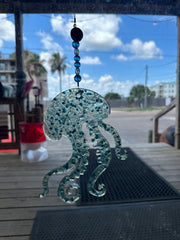 Jellyfish Resin Sun Catcher