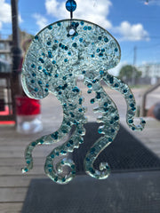 Jellyfish Resin Sun Catcher