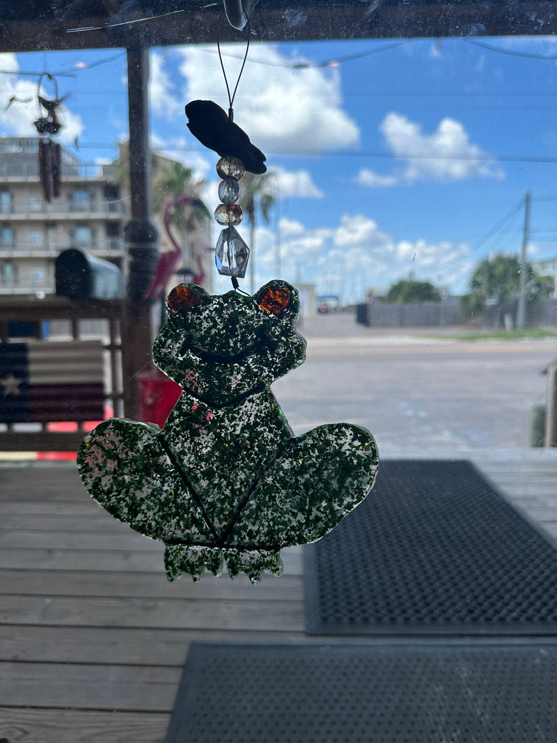 Frog Resin Sun Catcher