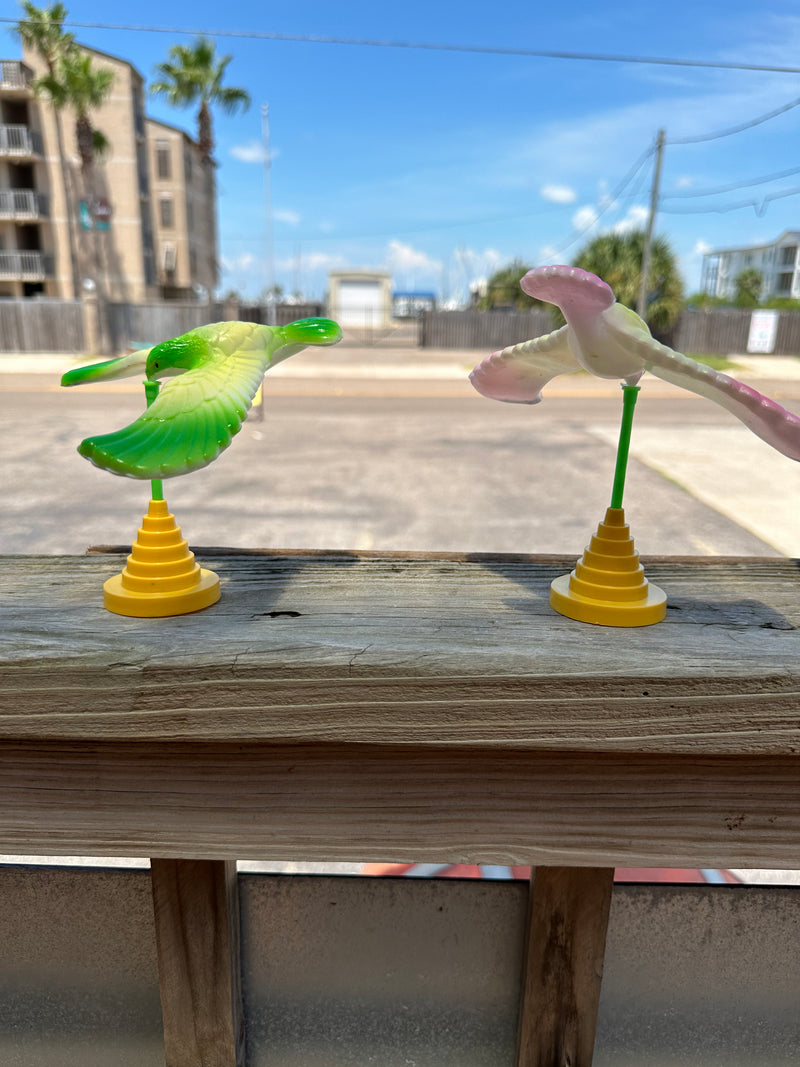 Vintage Flying Gravity Balance Birds