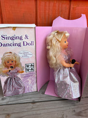 Vintage Singing & Dancing Doll