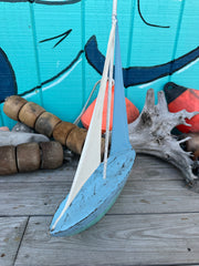 Large Wooden Sailboat