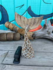 Wooden Mermaid Whale Tails