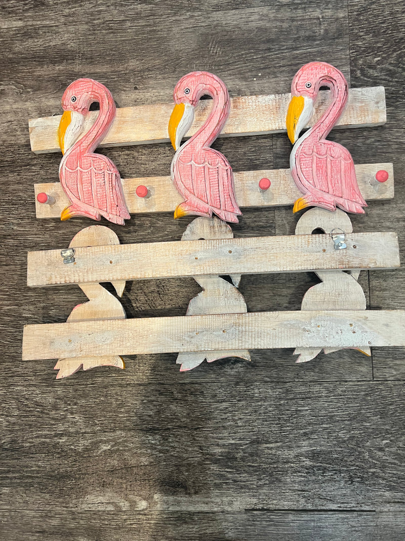 Flamingo Hat Rack