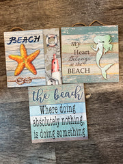 Small Beach Signs- 3 Styles