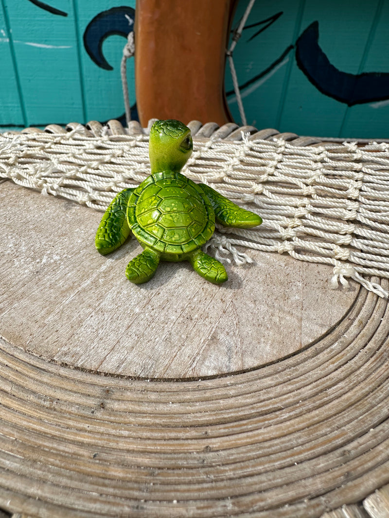 Small Green Turtle Figurine