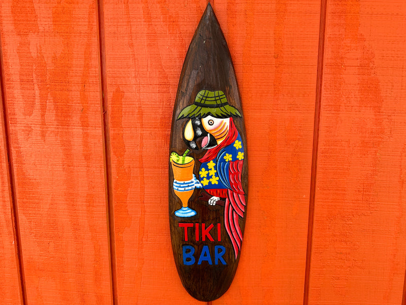 Tiki Bar Surf Board Sign