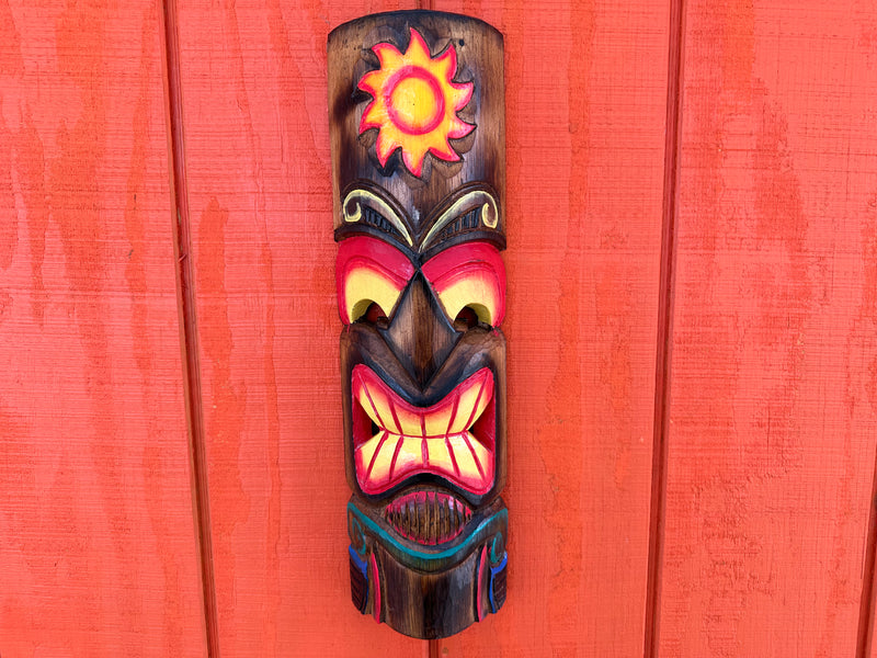 Medium Wooden Tiki Mask- 3 Styles