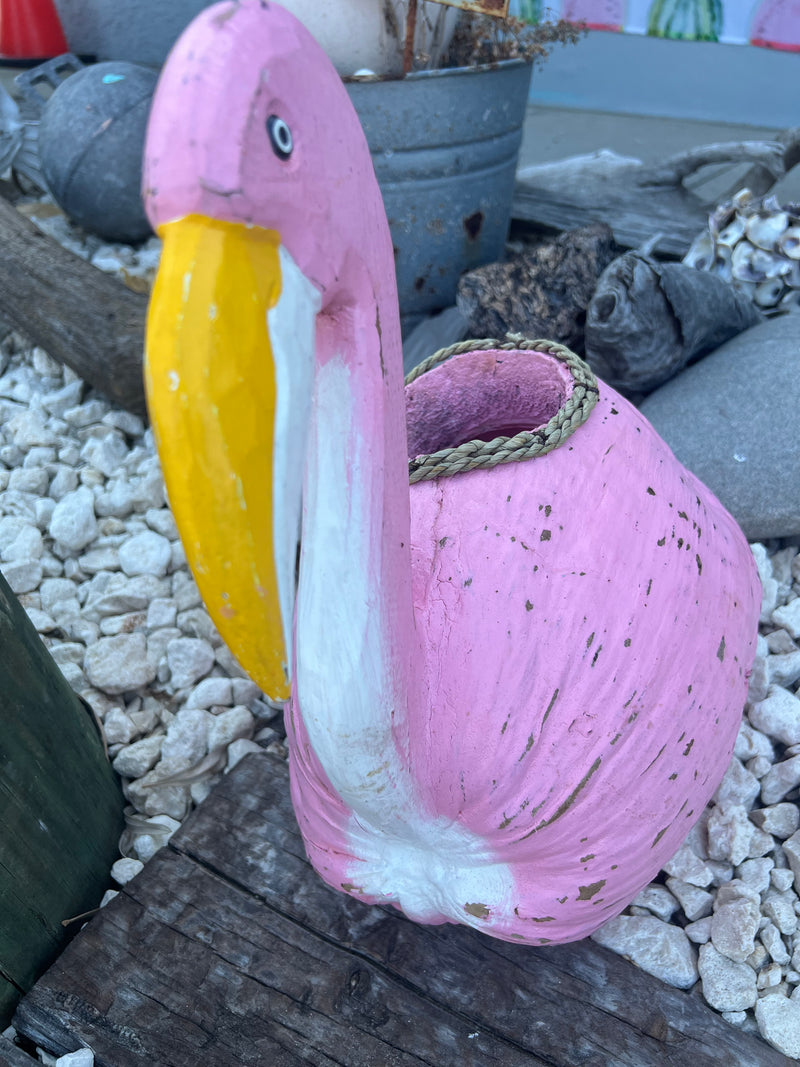 Flamingo Coconut Planter